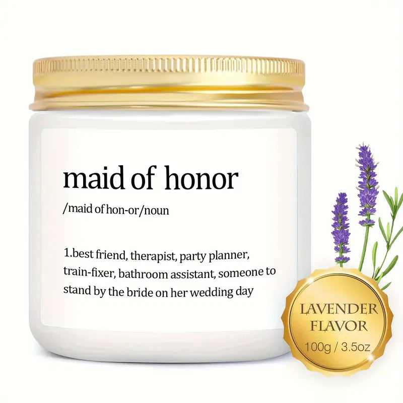 Maid Of Honor Candle