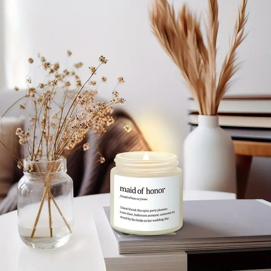 Maid Of Honor Candle