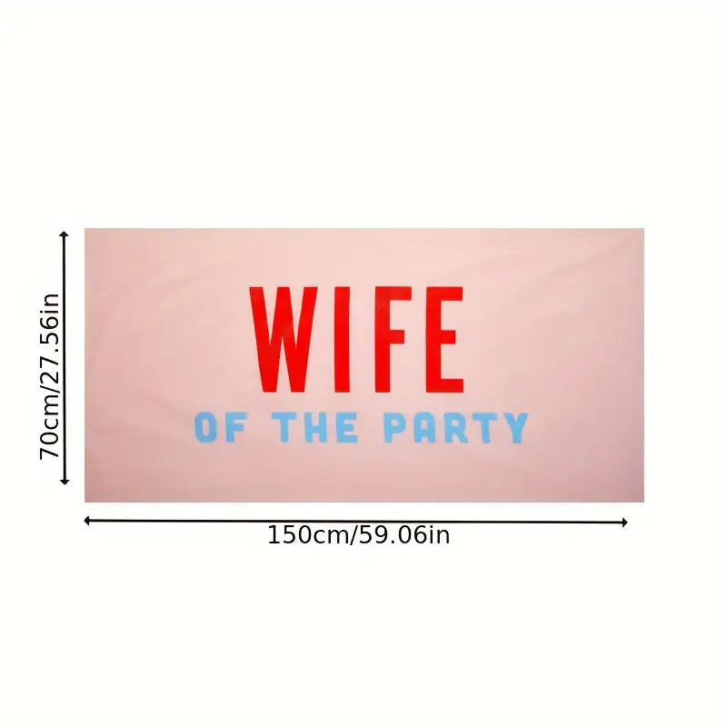 Wife Of The Party Beach Towel