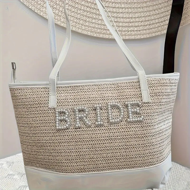 Pearl Letter Bride Shoulder Bag