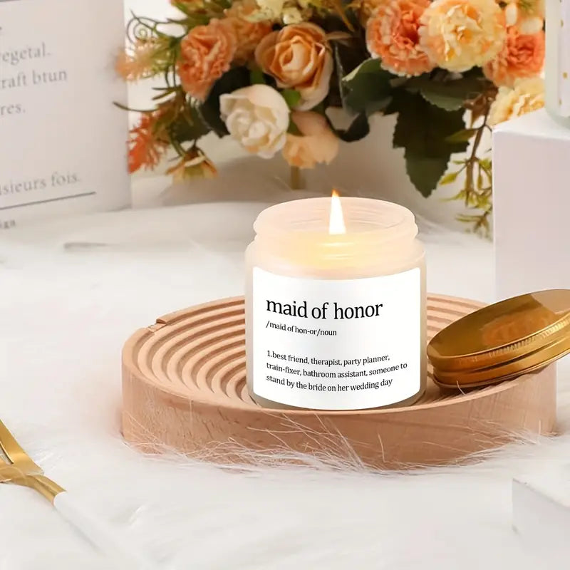 Maid Of Honor Candle