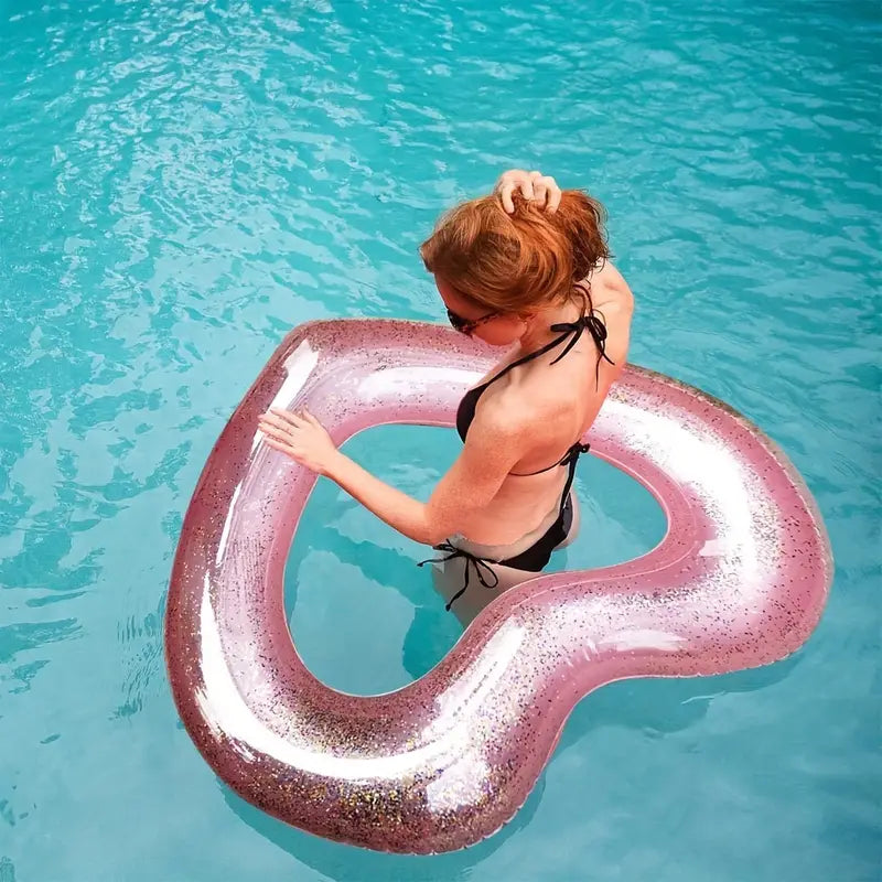 1 Pack Heart Pool Float