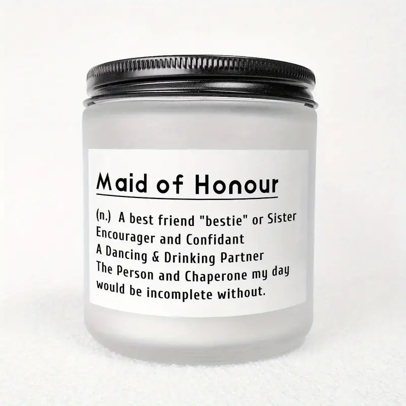 Maid of Honor Aromatherapy Candle